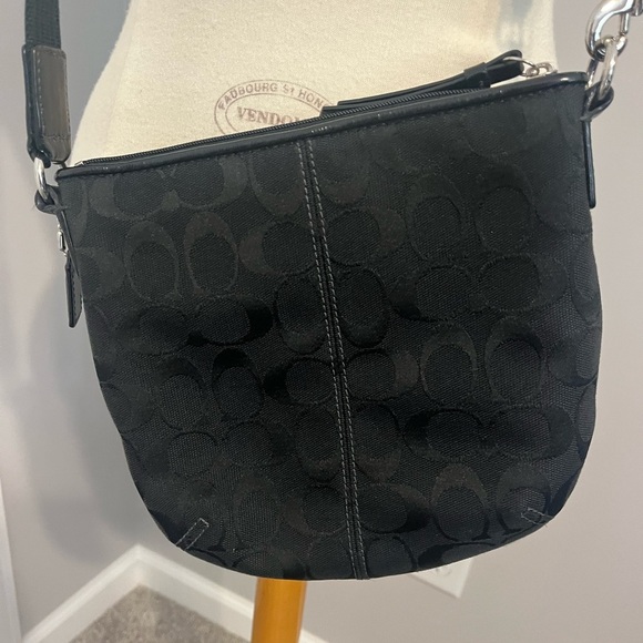 Coach Black Monogram Small Crossbody Bag - Picture 3 of 9